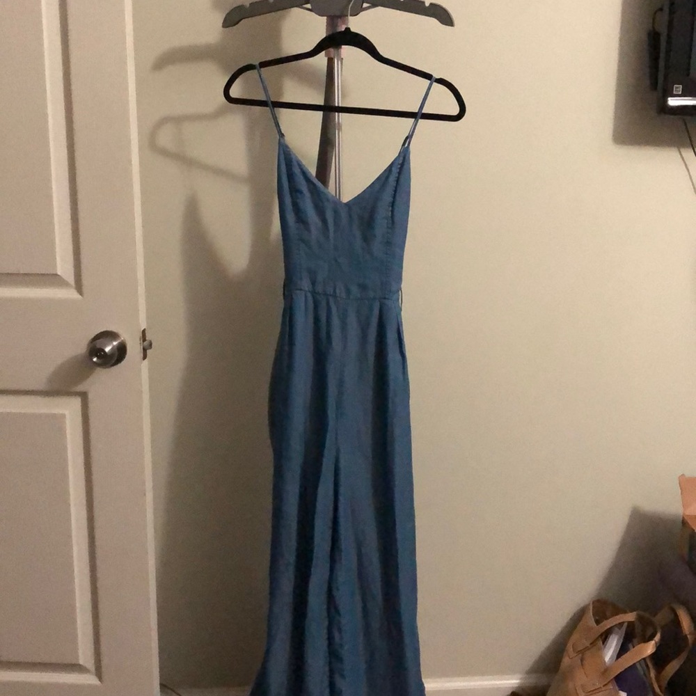 Denim romper